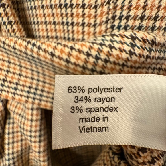 Lane Bryant long trench coat in plaid style. NWT. Size 20. - Picture 8 of 8